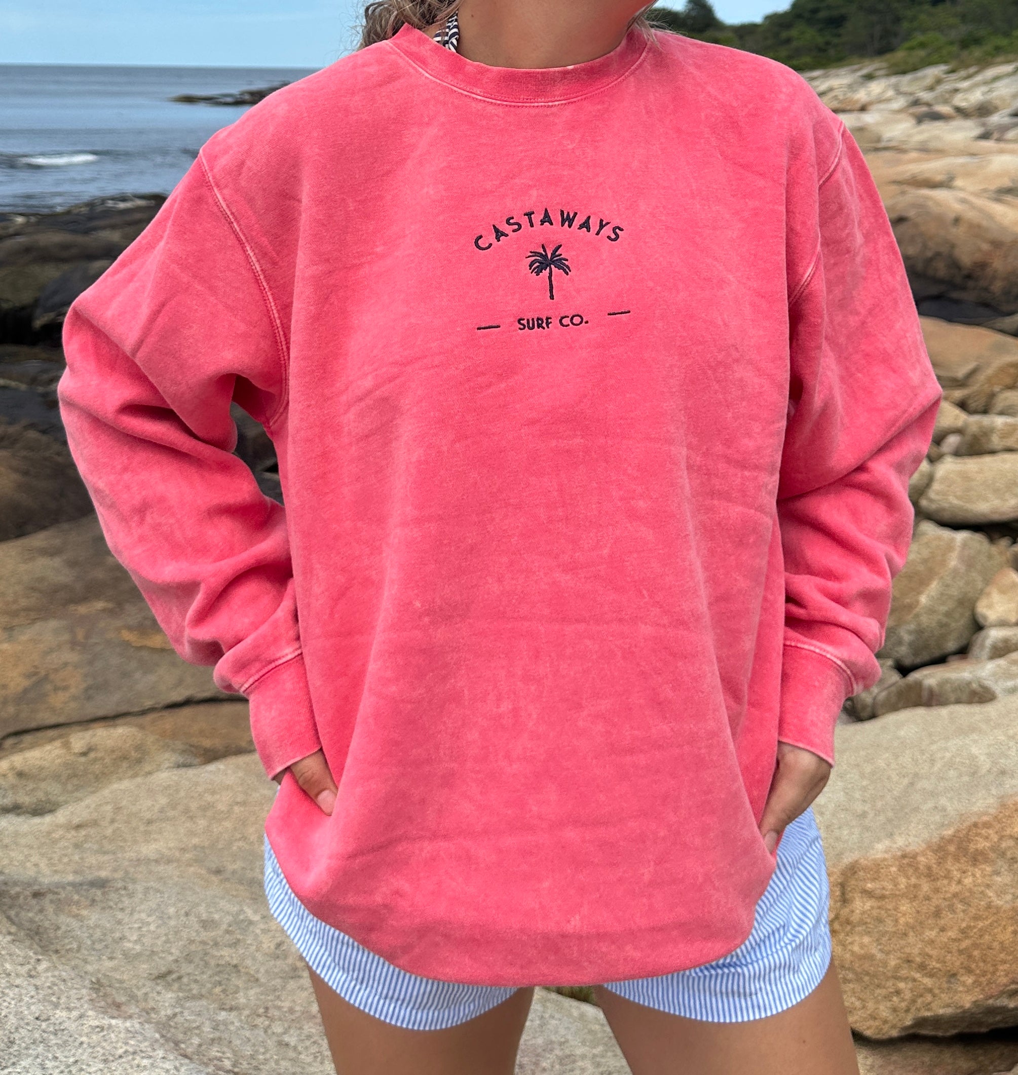 Embroidered Crew
