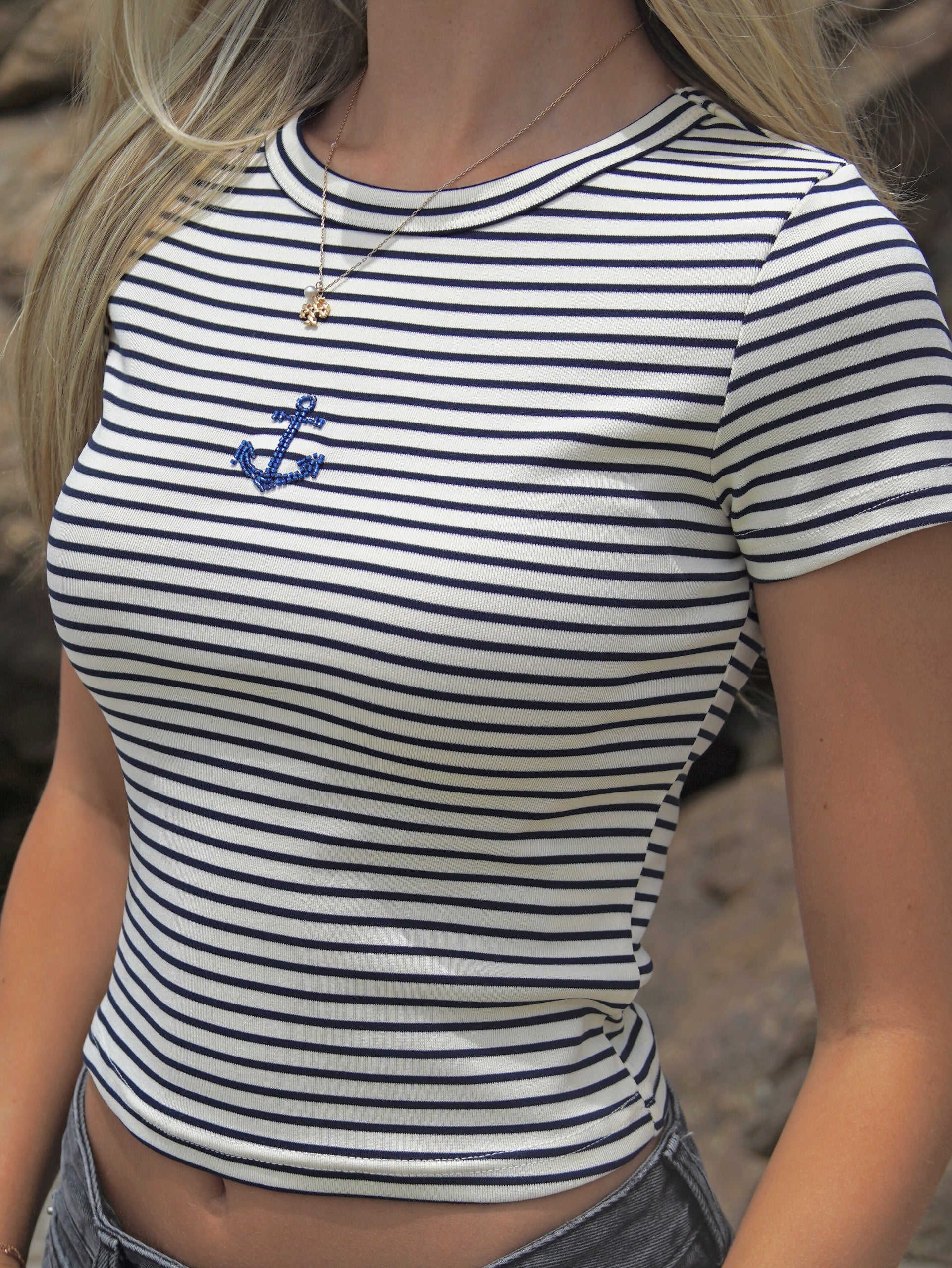 Coastal Anchor Baby Tee