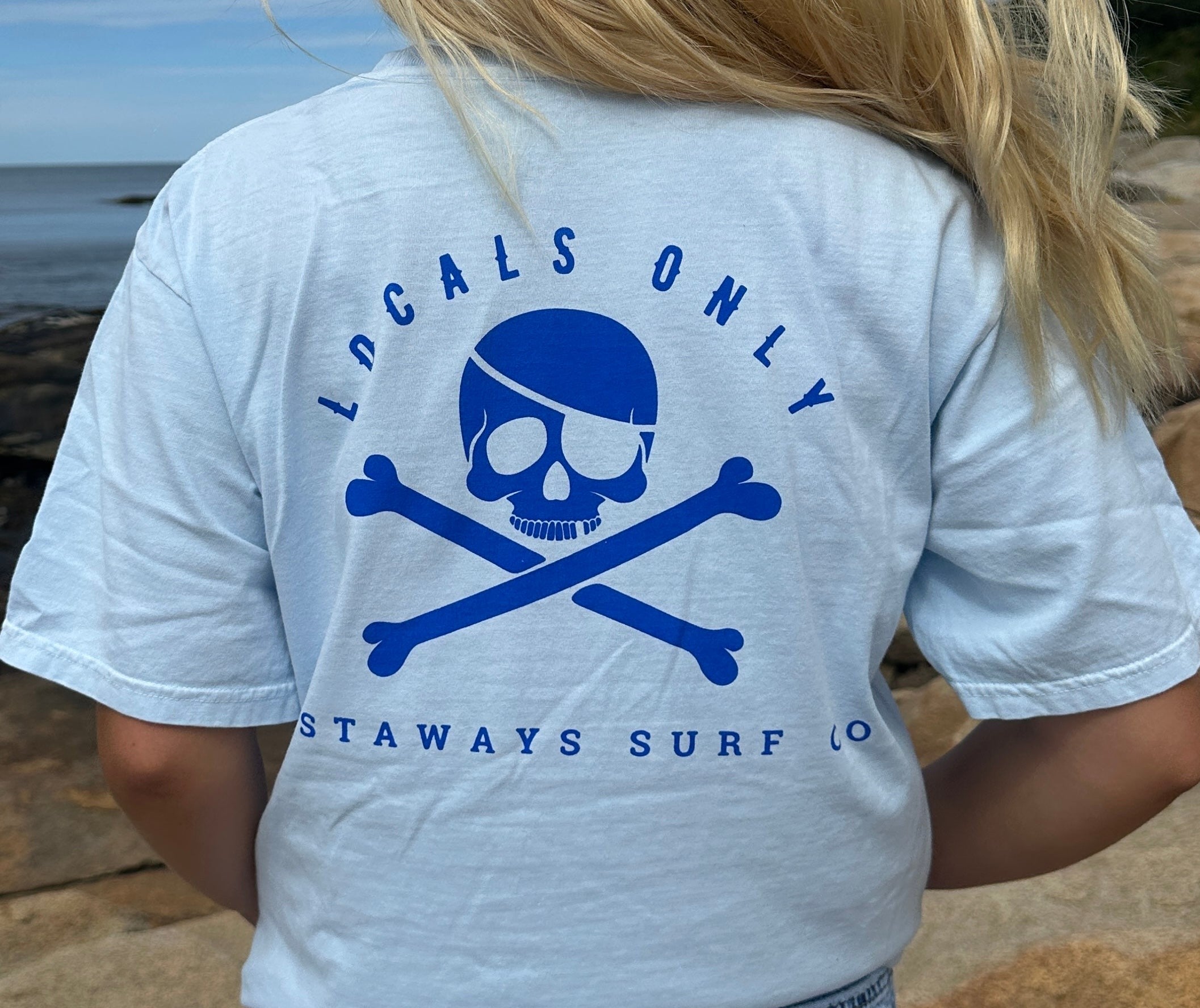 Locals Only Skull Tee
