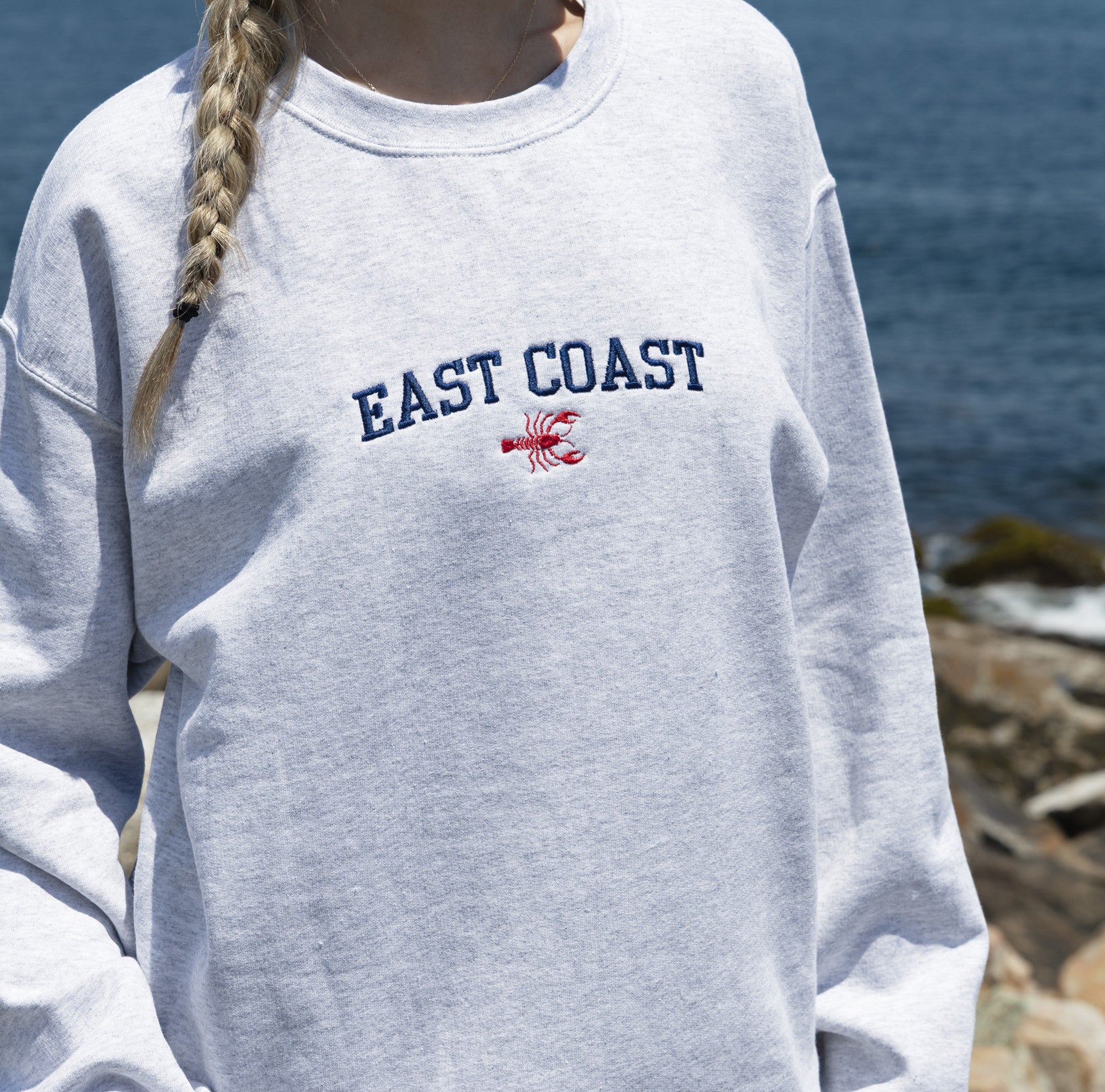 Embroidered East Coast Crew